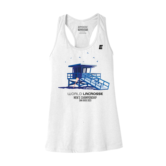 Lifeguard - World Lacrosse - Women's Tank - White